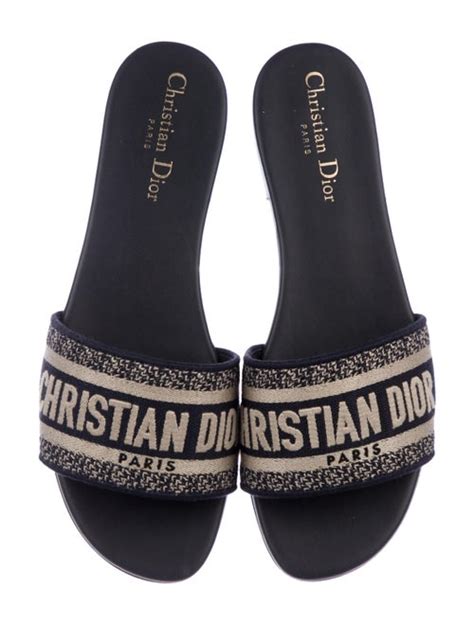 christian dior woman slides|Christian Dior sandals outfit.